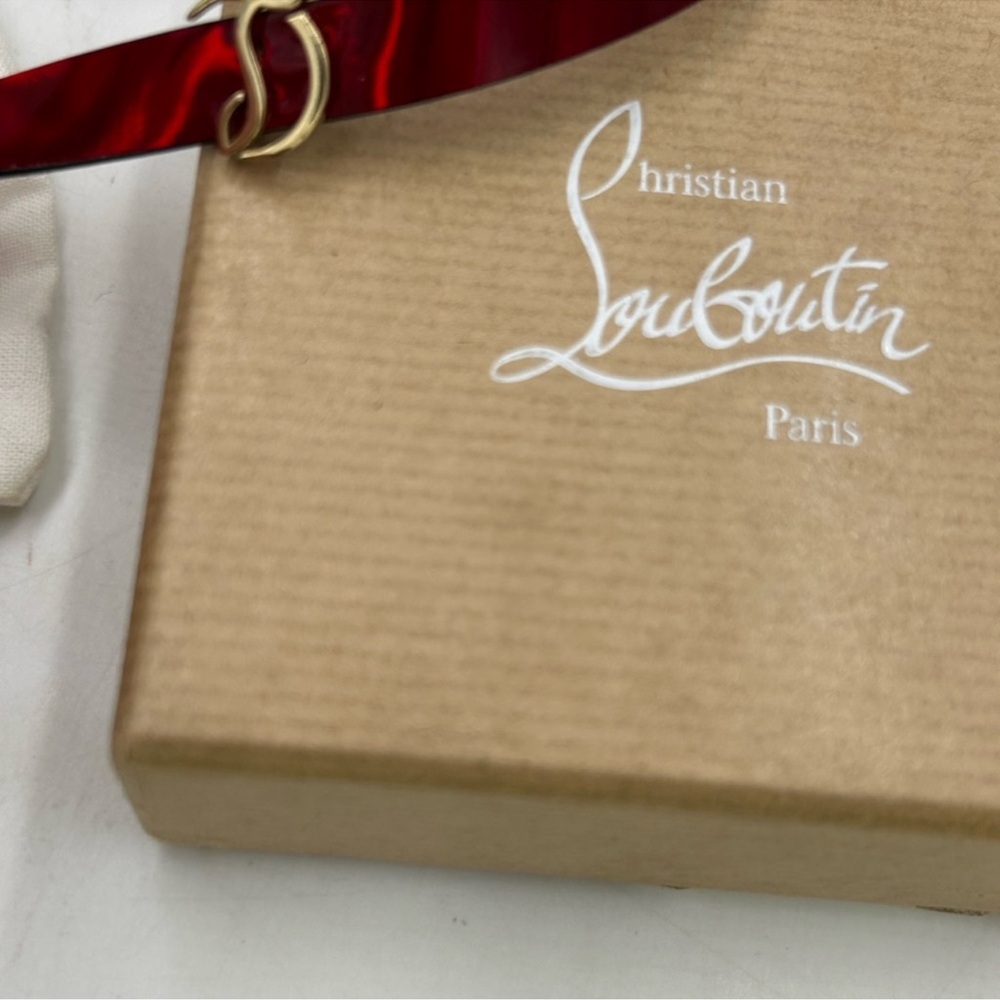 Women’s Christian Louboutin CL logo bracelet made in Italy NWT - Picture 10 of 11